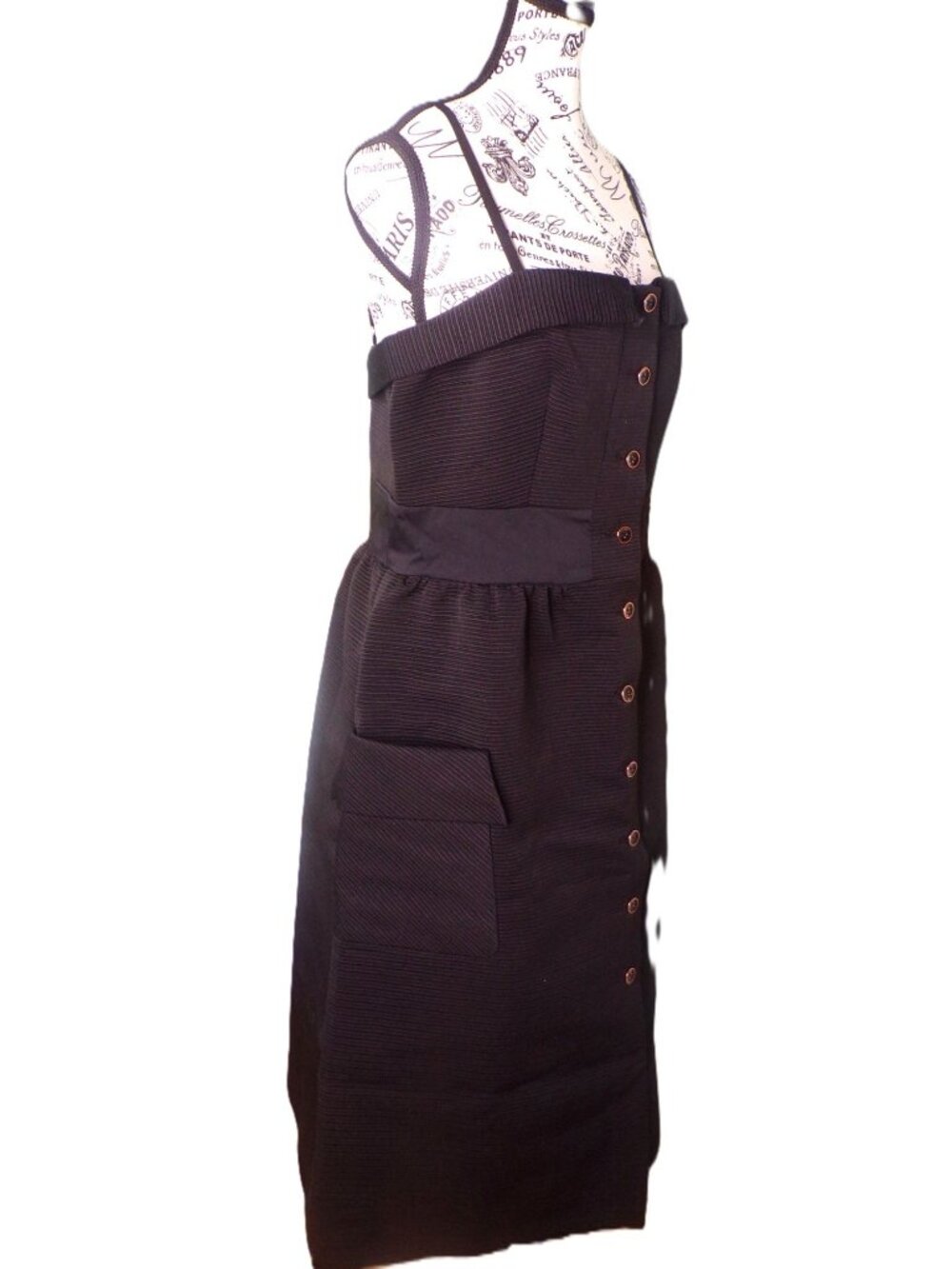 🆕TED BAKER Octovia Button Down Pockets Midi Dress 8 - Picture 10 of 16
